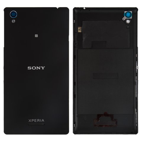 Задня панель корпуса для Sony D5102 Xperia T3, D5103 Xperia T3, D5106 Xperia T3, чорна