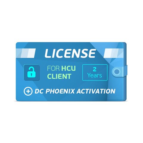 2 річна ліцензія клієнта HCU + Активація DC Phoenix
