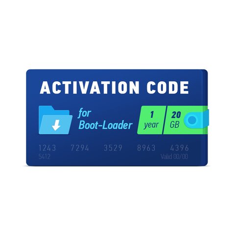Активационный код Boot Loader 2.0 1 год, 20 ГБ 