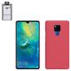 Чехол Nillkin Super Frosted Shield для Huawei Mate 20X, красный, с подставкой, матовый, пластик, #6902048167438