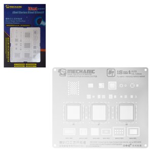 BGA трафарет Mechanic iSmt Series 14 AUG  для Apple iPad Mini, iPad Mini 2 Retina, iPad Mini 3 Retina, iPad Mini 4