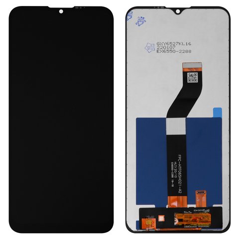 Дисплей для Motorola XT2055 2 Moto G8 Power Lite, чорний, без рамки, High Copy