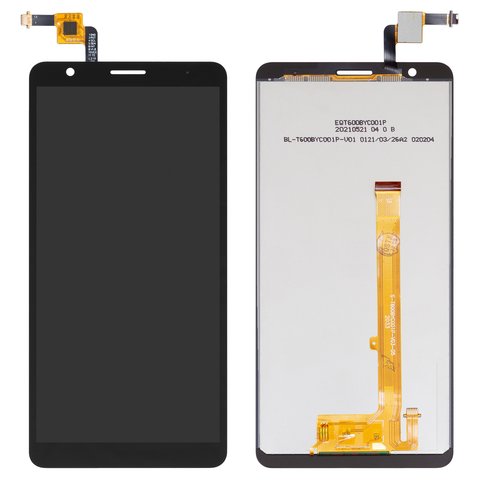 Дисплей для ZTE Blade L210, чорний, без рамки, High Copy, #S T600BYC001P V03