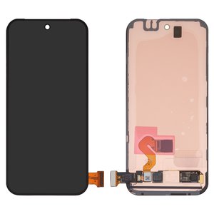 Дисплей для Google Pixel 9, чорний, з рамкою, Original PRC , G2YBB, GUR25, G1B60