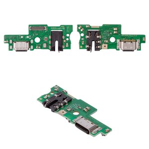 Шлейф для Tecno Camon 18P, коннектора наушников, коннектора зарядки, с микрофоном, Сopy, плата зарядки