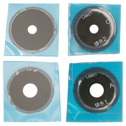 Скло камери для Xiaomi Poco C75, Redmi 14C 4G, Redmi A4, чорне, без рамки, комплект 2 шт.