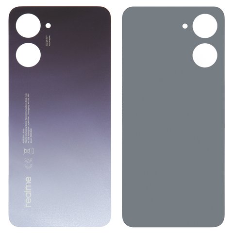 Задняя панель корпуса для Realme 10, черная
