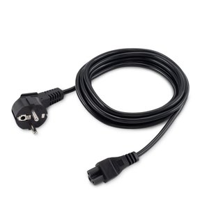 Кабель живлення С5 для медіаконвертерів, чорний, 1,5 м, для ноутбука