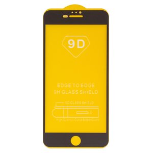Захисне скло для Apple iPhone 7 Plus, iPhone 8 Plus, сумісне з чохлом, Full Glue, без упаковки , чорний