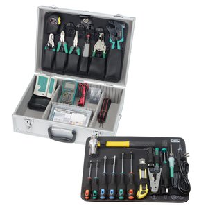 Большой набор инструментов Pro'sKit PK-4302BM для обслуживания сетей Большой набор инструментов Pro'sKit PK-4302BM для обслуживания сетей