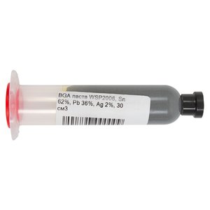 Паста для пайки BGA-микросхем Interflux WSP 2006 (30 см³) Паста для пайки BGA-микросхем Interflux WSP 2006 (30 см³)