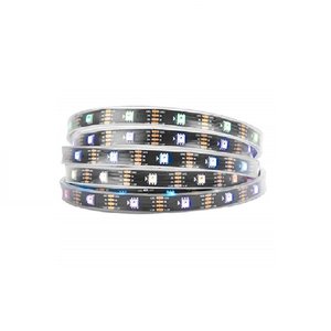 Світлодіодна стрічка RGB SMD5050, WS2815 чорна, з управлінням, IP67, 12 В, 30 діодів м, 5 м 