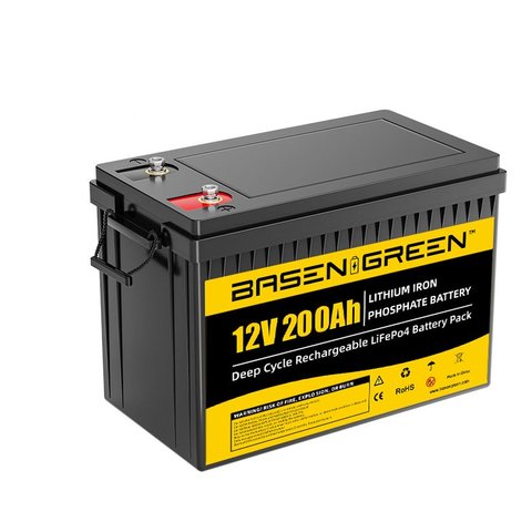 Акумулятор Basen BG12200, LiFePO4, 12 В, 200 Аг, bluetooth