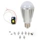 Juego de piezas para armar una lámpara LED para invernaderos SQ-Q17 7 W E27 – cultivo de plantas